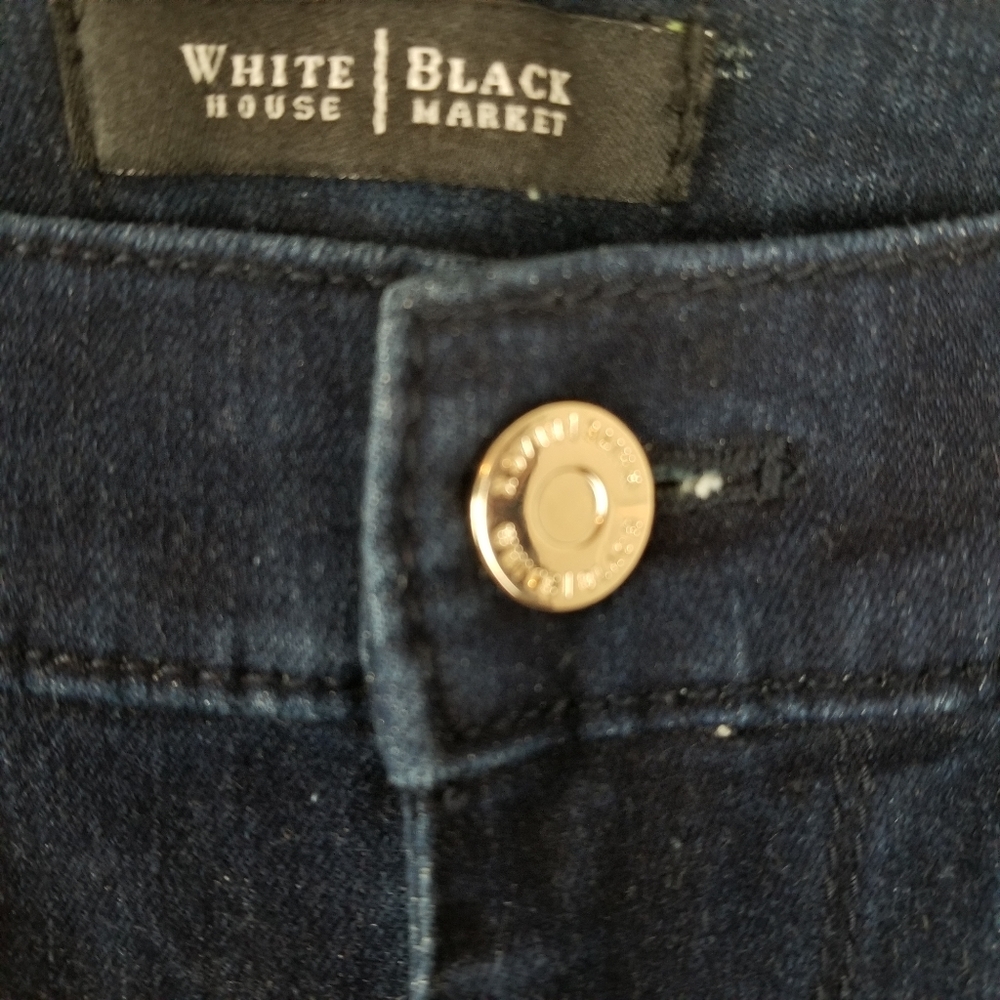 White House Black Market Dark Wash Jeans - Picture 6 of 11